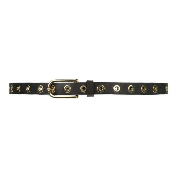 DEPECHE Cool narrow belt with details Belts 097 Gold
