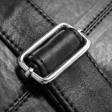 DEPECHE Raw and nice crossbody bag in soft leather Crossover 099 Black