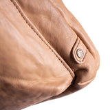 DEPECHE Raw and nice crossbody bag in soft leather Cross over 156 Camel