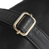 DEPECHE Small leather clutch in classic design Small bag / Clutch 099 Black (Nero)