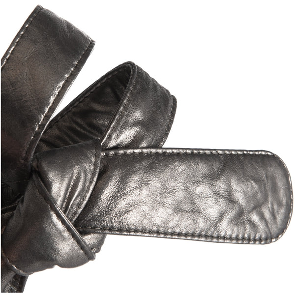 DEPECHE Waist tie belt in soft leather Belts 097 Gold