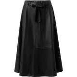Depeche leather wear A skirt w/belt Skirts 099 Black (Nero)