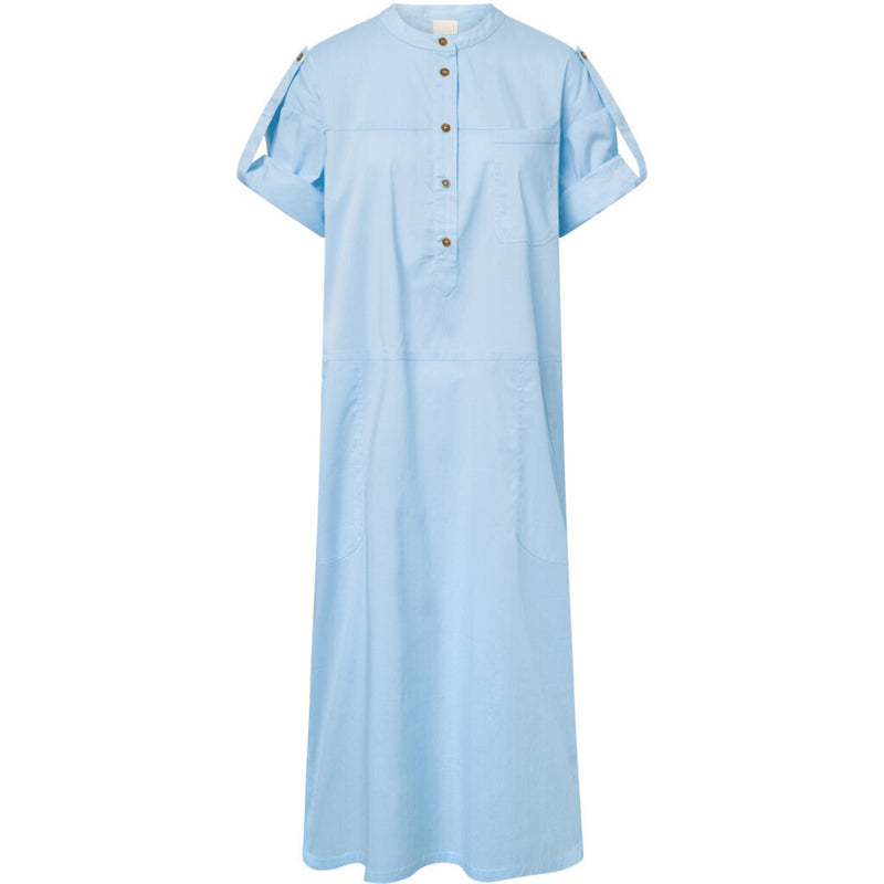 Depeche Clothing Abi dress with cool details Dresses 029 Blue