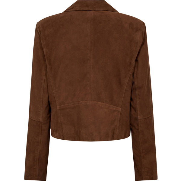 Depeche leather wear Abigail suede jacket Jackets 307 Choco