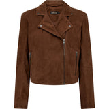 Depeche leather wear Abigail suede jacket Jackets 307 Choco