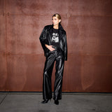Depeche leather wear Adele leather pants Pants 099 Black