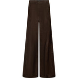 Depeche leather wear Adiva HW Suede Pants Culotte Wide Leg Pants 067 Dusty brown