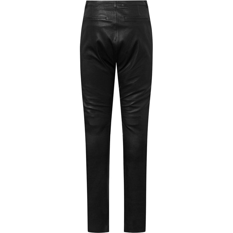 Depeche leather wear Alea chino leather pants Pants 099 Black (Nero)