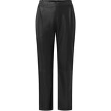 Depeche leather wear Alicia RW straight leg leather pants Pants 099 Black