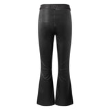 Depeche leather wear Alizza 7/8 leather pants Pants 099 Black