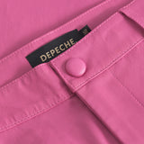 Depeche leather wear Amelia RW stretch chino leather pant 7/8 length Pants 195 Bubble gum