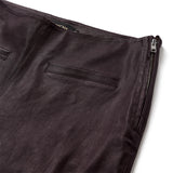 Depeche leather wear Ava HW Flare Leather Pants Pants 336 Dark Berry