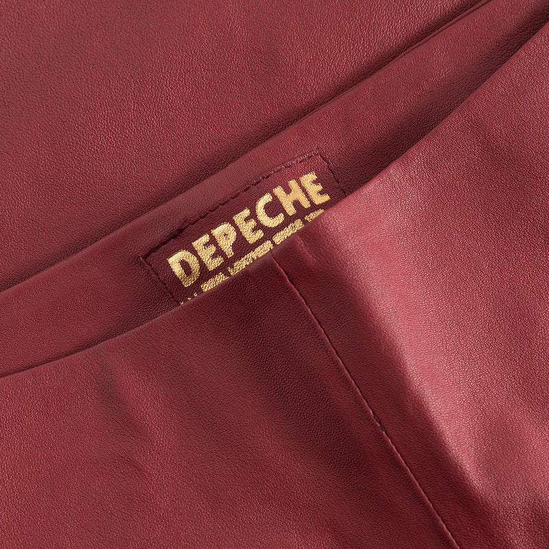 Depeche leather wear Ava leather pants - full length (RW) Pants 243 Racing Red