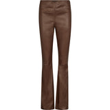 Depeche leather wear Ava leather pants - full length (RW) Pants 309 Metallic Brown