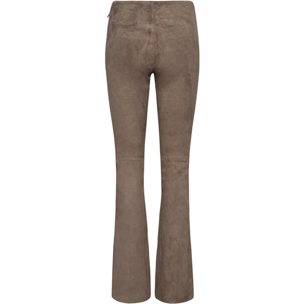 Depeche leather wear Ava suede pants Pants 038 Dusty taupe