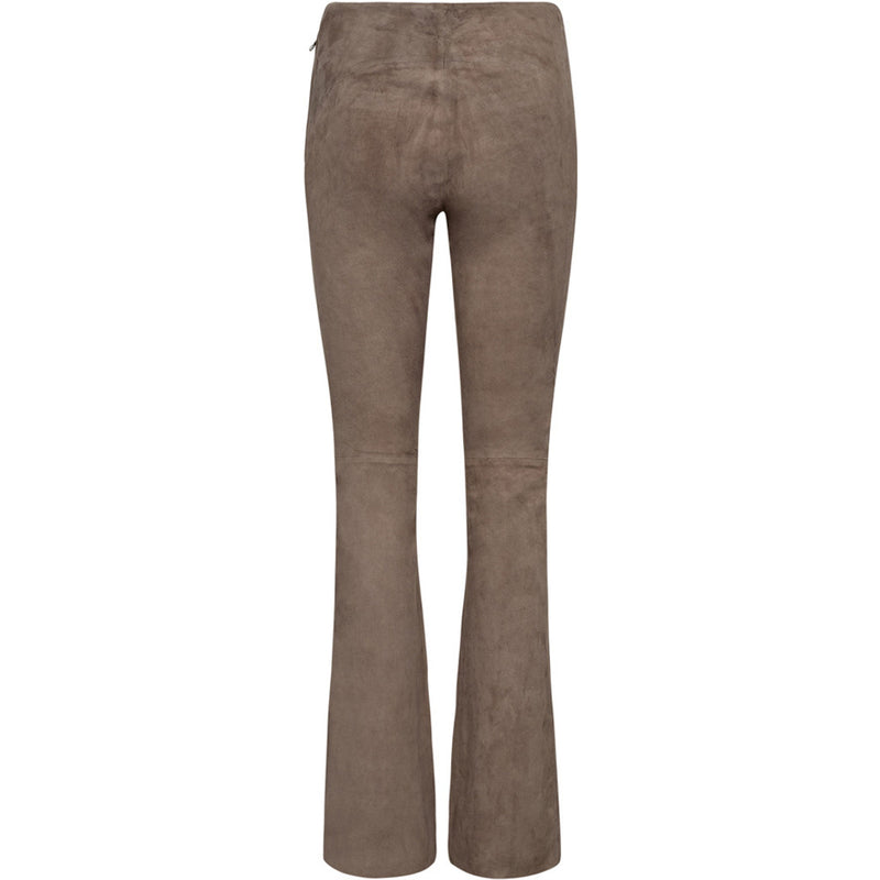 Depeche leather wear Ava suede pants Pants 038 Dusty taupe