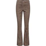Depeche leather wear Ava suede pants Pants 038 Dusty taupe