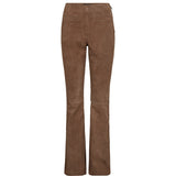 Depeche leather wear Ava suede pants Pants 308 Dusty Sand