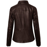 Depeche leather wear Basic Sharon shirt in soft leather quality Shirts 015 Brown