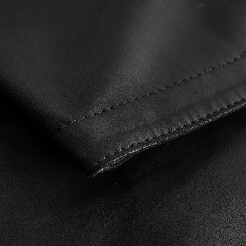 Depeche leather wear Basic Sharon shirt in soft leather quality Shirts 099 Black (Nero)