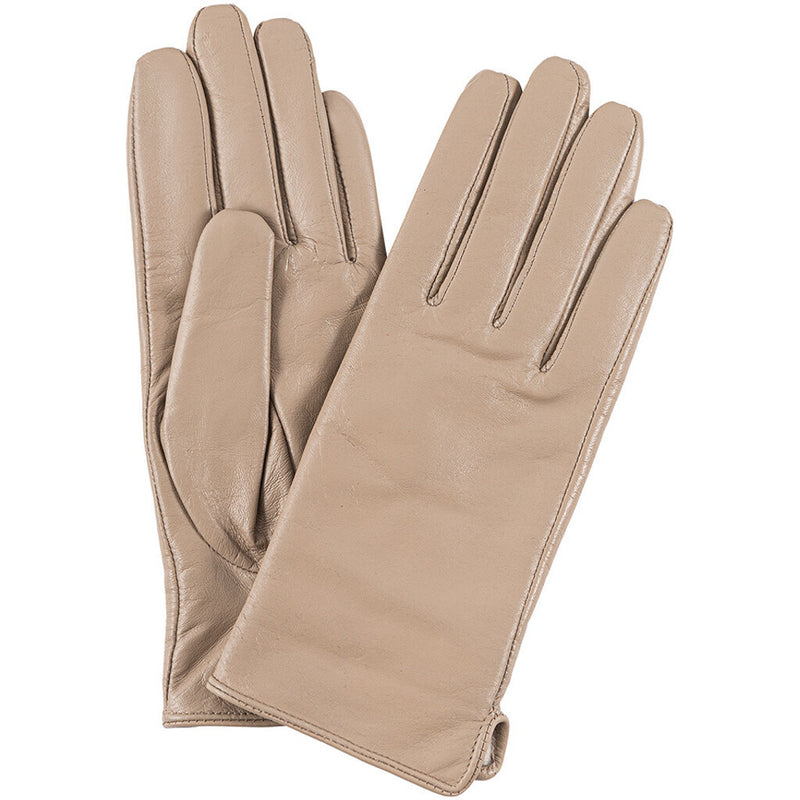 DEPECHE Basic gloves in soft leather Gloves 168 Latte