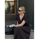 Depeche Clothing Beautiful Donna summer dress Dresses 099 Black (Nero)