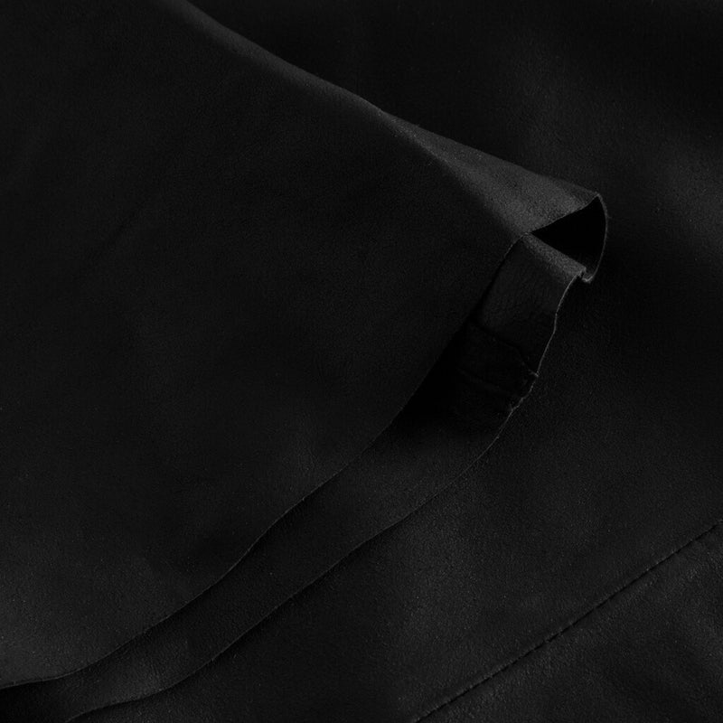 Depeche leather wear Beautiful Elinor leather skirt with elastic waist on back Skirts 099 Black (Nero)