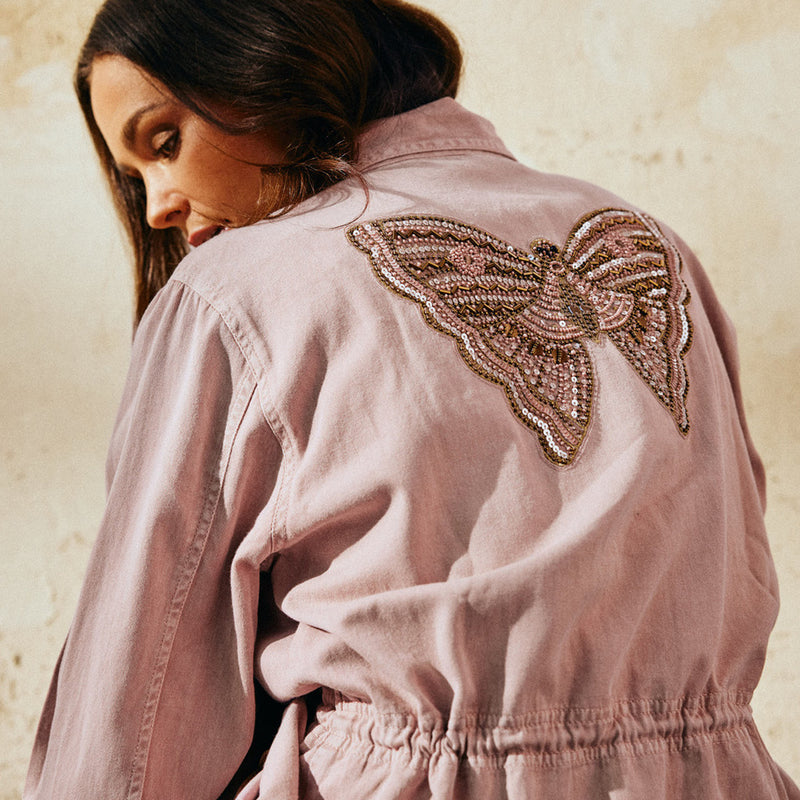 Depeche Clothing Beautiful Louisa jacket Jackets 045 Dusty Rose