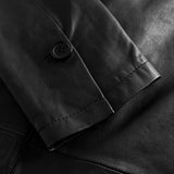 Depeche leather wear Beautiful Maya blazer in soft leather quality Blazer 099 Black (Nero)