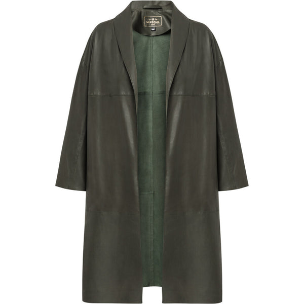 Depeche leather wear Beautiful Nanne leather jacket / kimono Jackets 215 Military green