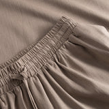Depeche Clothing Beautiful Tara skirt in delicious linen quality Skirts 020 Taupe (visione)