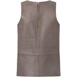 Depeche leather wear Beautiful and timeless Shade top Tops 168 Latte