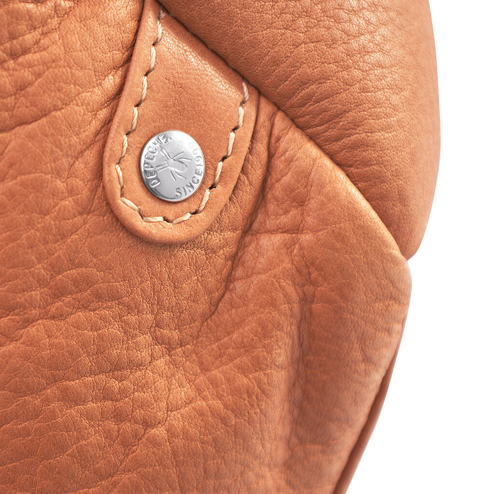 Beautiful and timeless shopper / 16136 - Cognac – DEPECHE