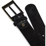 DEPECHE Beautiful belt Belt 142 Black Snake
