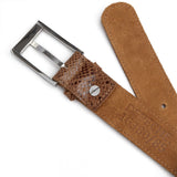 DEPECHE Beautiful belt Belts 289 Camel Snake