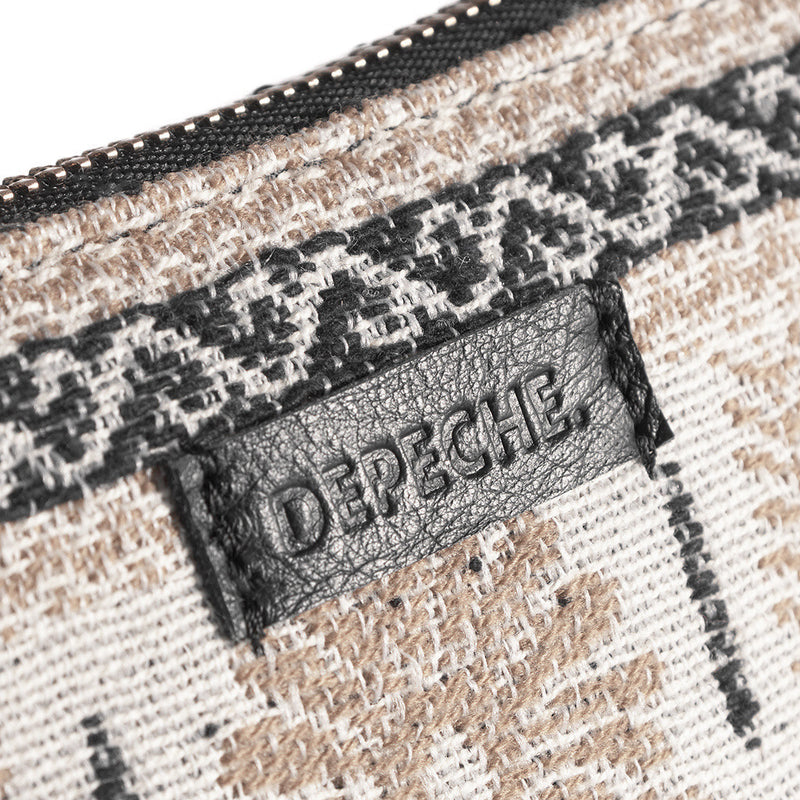 DEPECHE Beautiful clutch Clutch 275 Sand printed