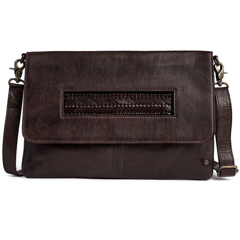 DEPECHE Beautiful clutch Clutch 161 Dark brown