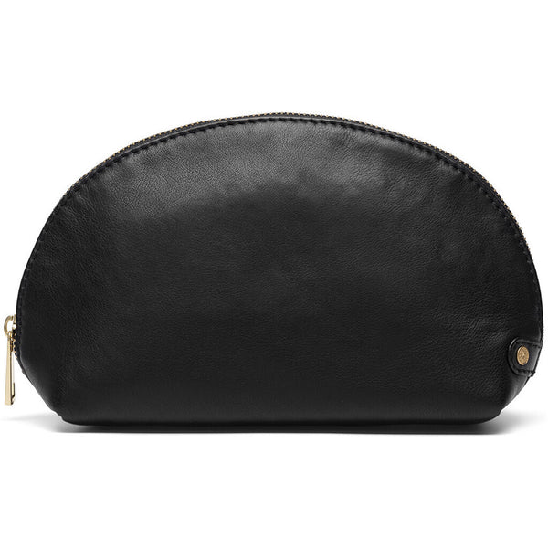 DEPECHE Beautiful cosmetic bag in soft leather quality Accessories 099 Black (Nero)