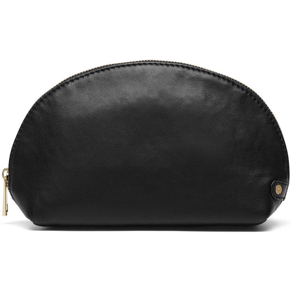 Soft leather makeup bag sales