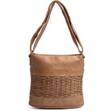 DEPECHE Beautiful shopper Shoulderbag / Handbag 156 Camel