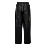 Depeche leather wear Bella MW Full Length Wide Leg Pant Pants 099 Black