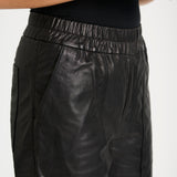 Depeche leather wear Bella MW Full Length Wide Leg Pant Pants 099 Black