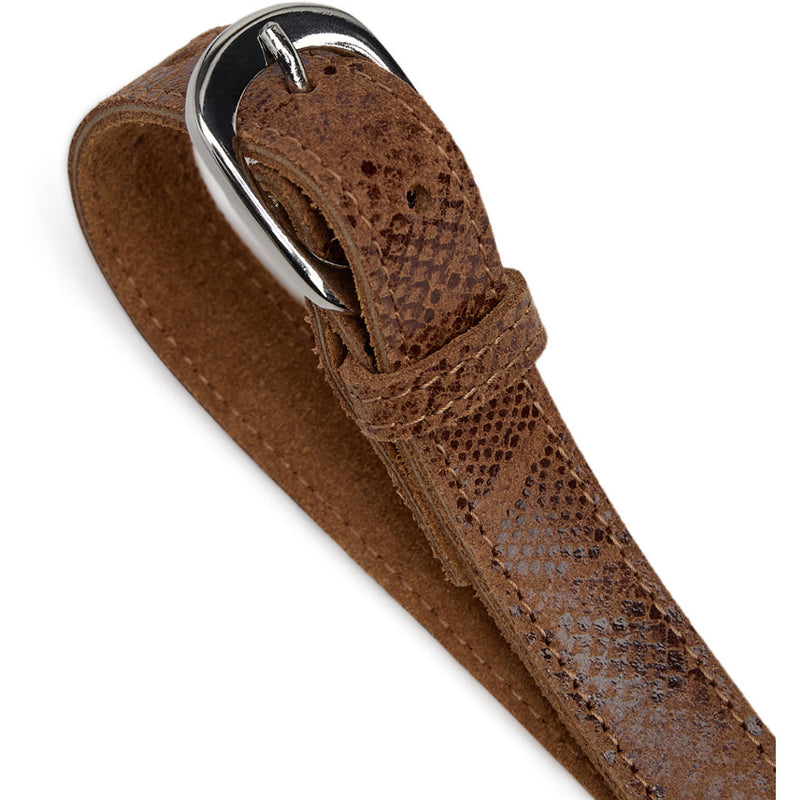 DEPECHE Belts Belts 289 Camel Snake