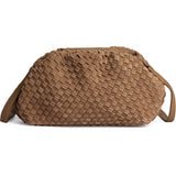 DEPECHE Berlin braided clutch Clutch 007 Mud