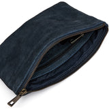 DEPECHE Bilbao suede clutch bag Clutch 031 Ocean