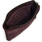 DEPECHE Bilbao suede purse Purse / Credit card holder 321 Plum