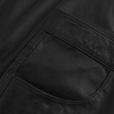 Depeche leather wear Bindy leather pants (HW) Pants 099 Black (Nero)