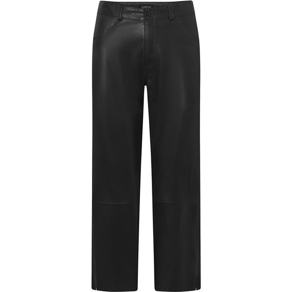 Depeche leather wear Bindy leather pants (HW) Pants 099 Black (Nero)