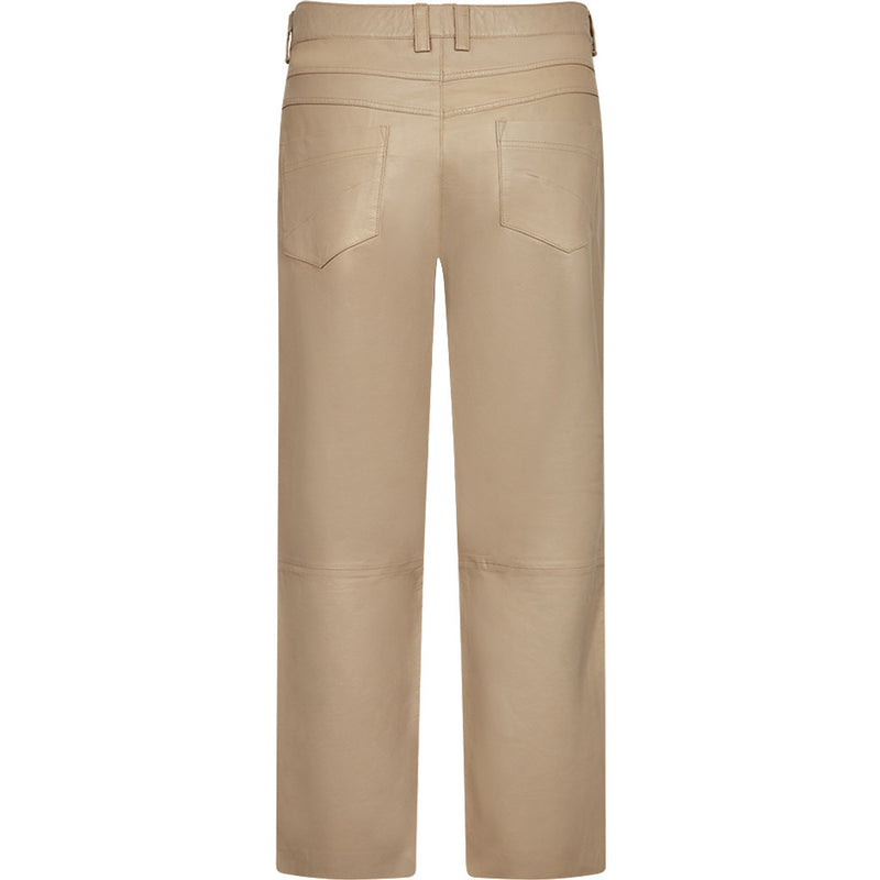 Depeche leather wear Bindy leather pants (HW) Pants 177 Cream