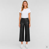 Depeche leather wear Boa HW 7/8 Leather Pants Pants 099 Black
